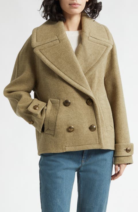 Caitlin Short Peacoat