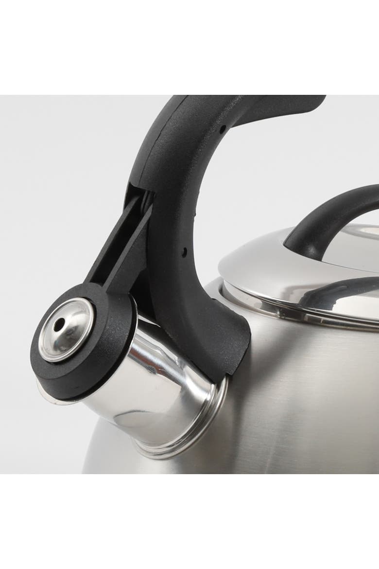 Flintshire 1.75 Qt. Stainless Steel Whistling Tea Kettle, Alternate, color, Metallic Silver
