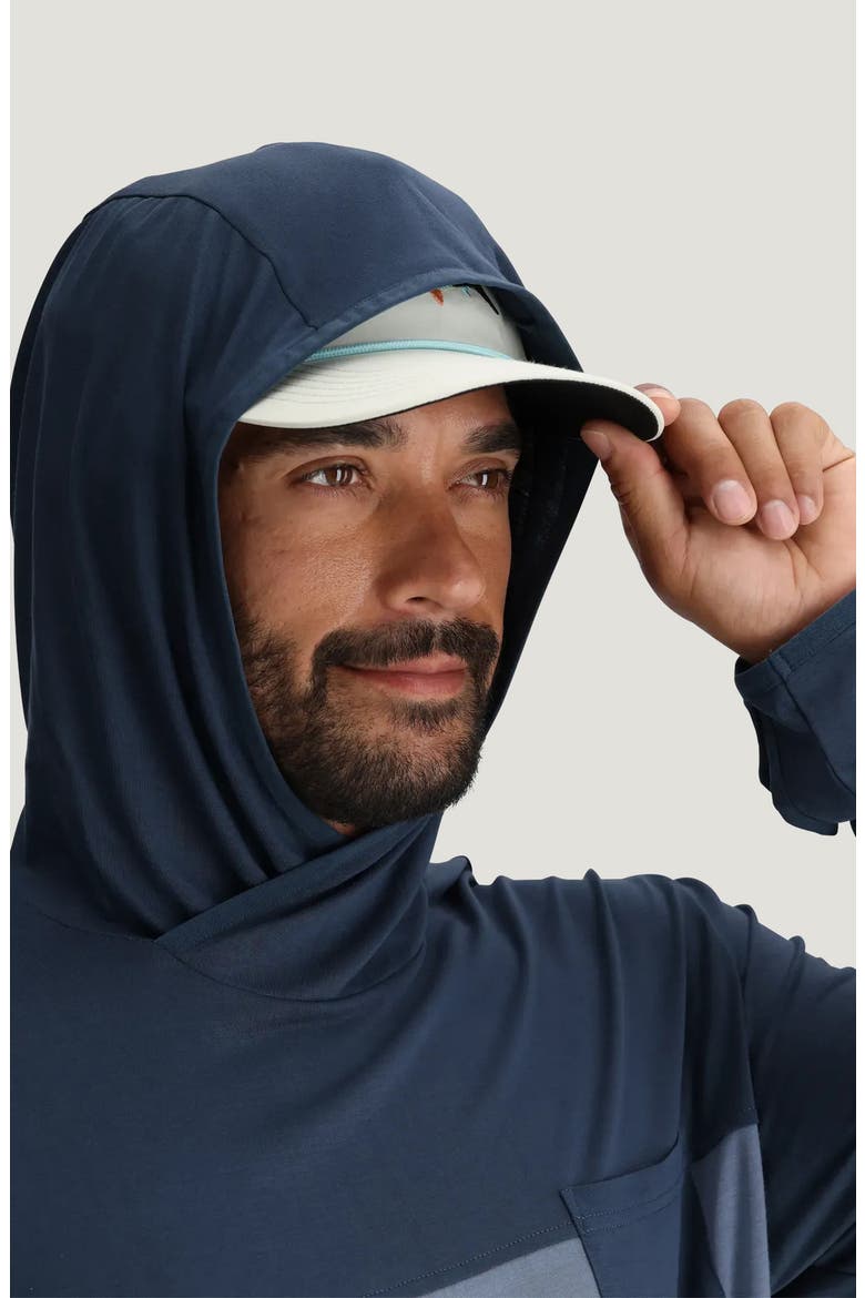 Hybrid Performance Hoodie, Alternate, color, TRUE NAVY / BLUE FOG