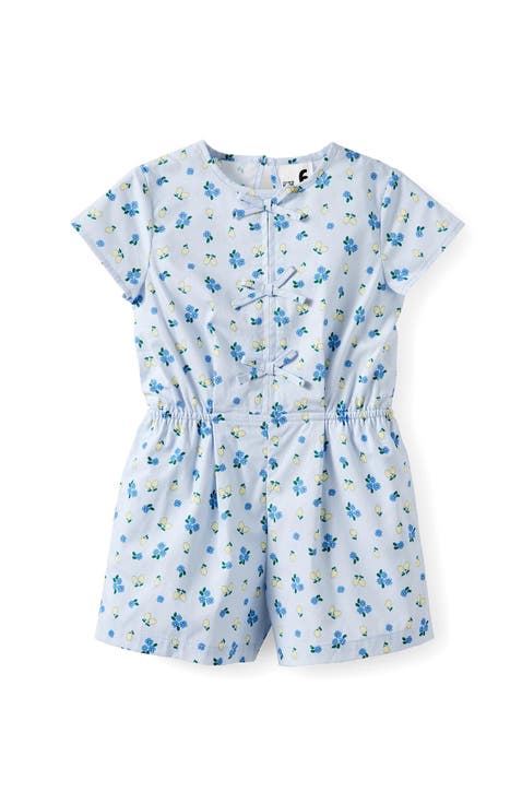 Kid's Woven Bow Playsuit