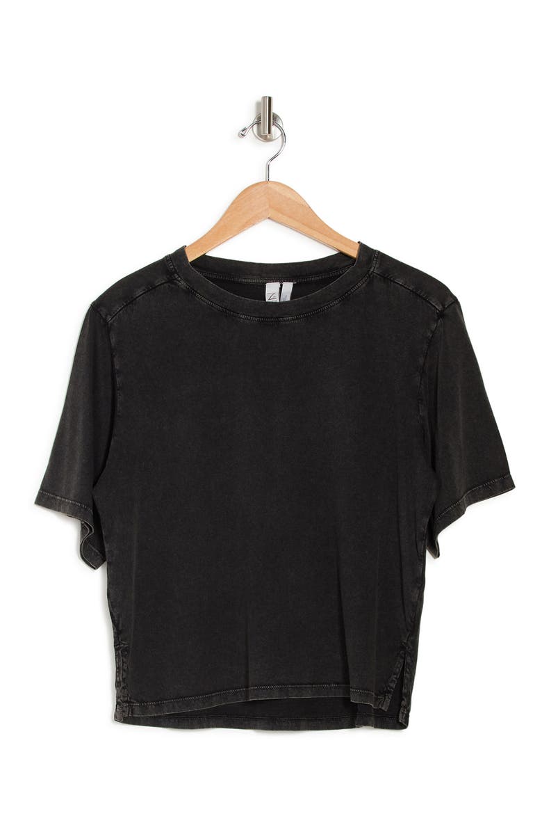 Z by Zella Free Ride Washed T-Shirt, Alternate, color, 