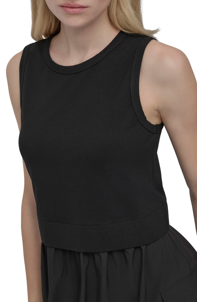 DKNY Commuter Combo A-Line Dress, Alternate, color,