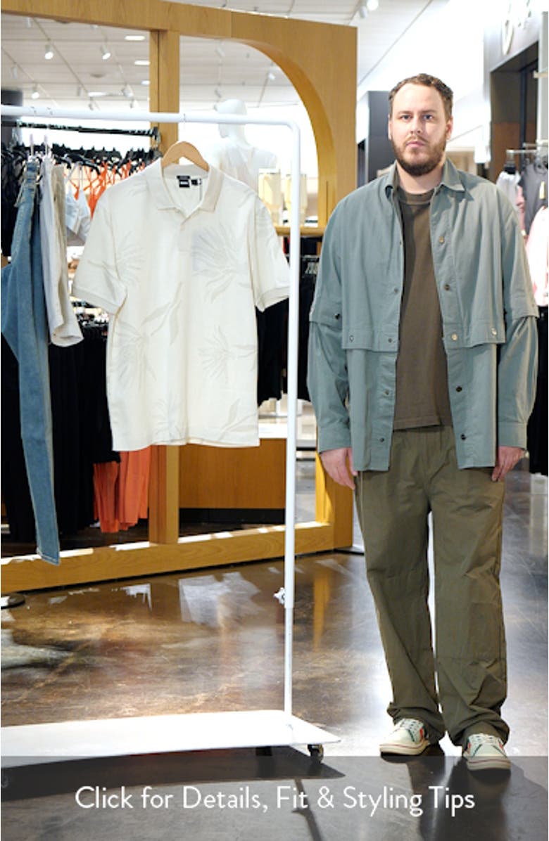 Parris Floral Jacquard Polo, sales video thumbnail