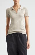TOTEME Cashmere & Silk Rib Polo