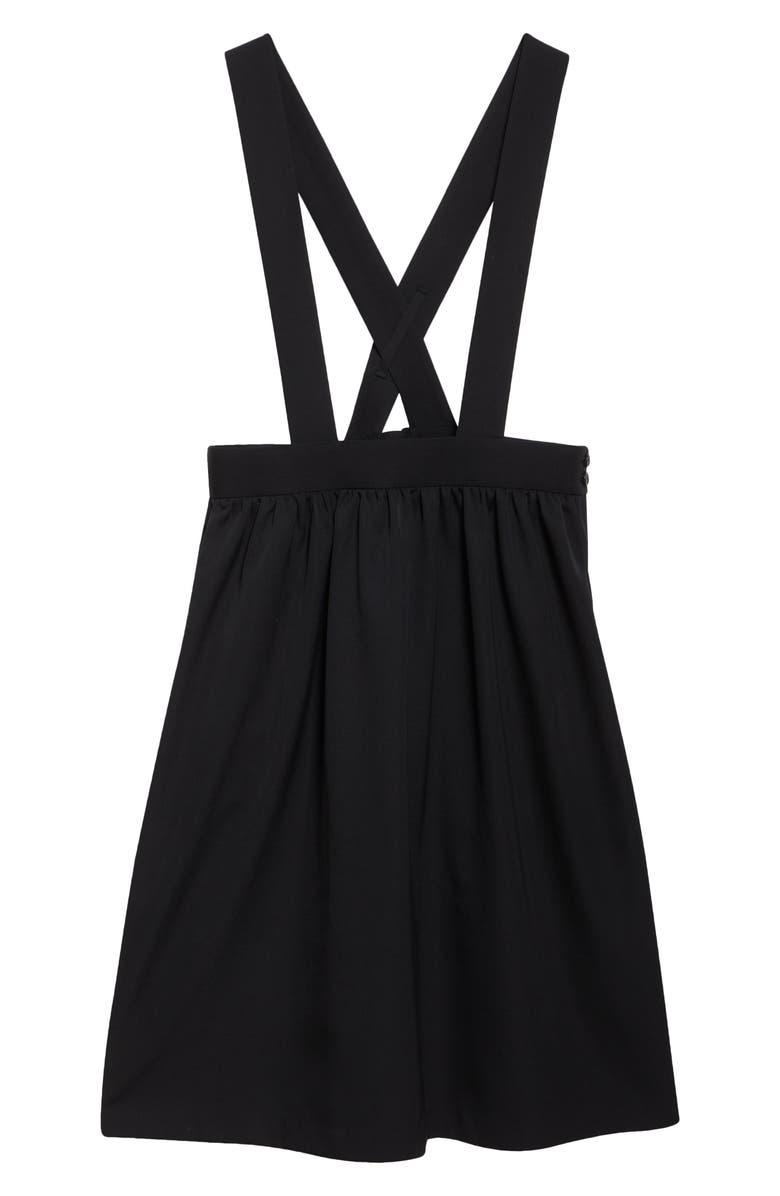 Comme des Garçons Girl Wool Gabardine Pinafore Dress, Alternate, color,