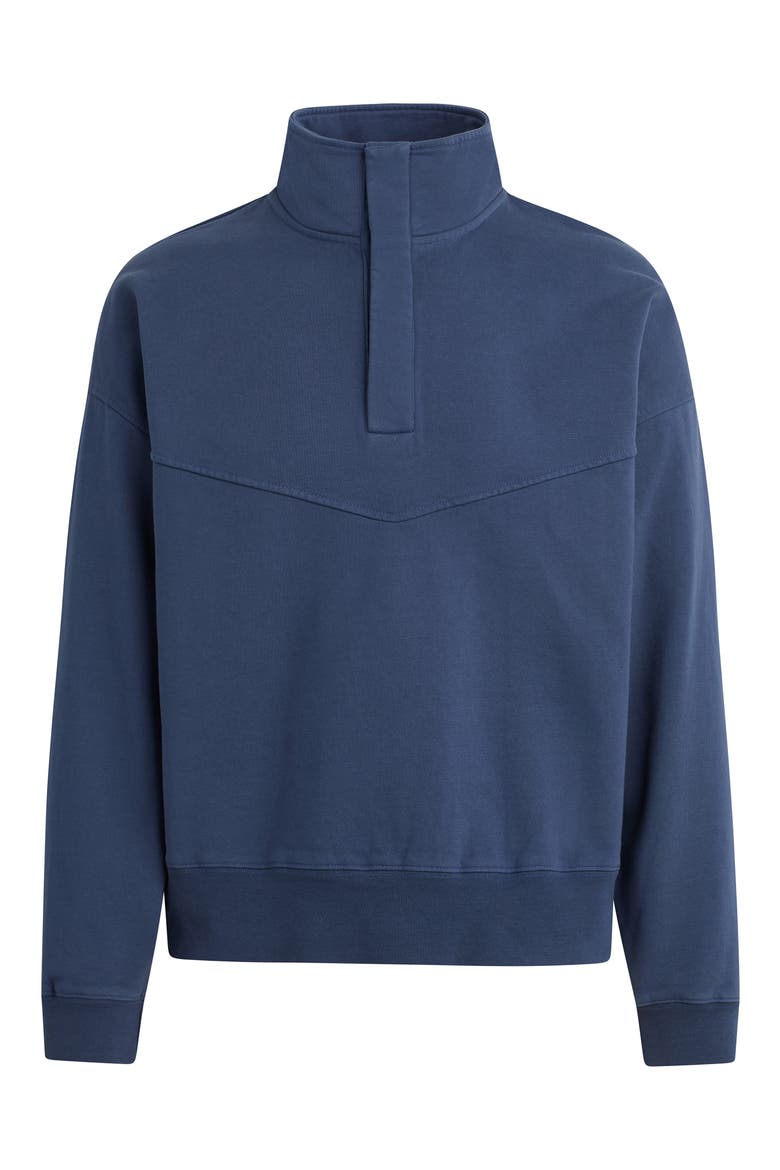 Passion Quarter-Snap Top, Alternate, color, AZUL