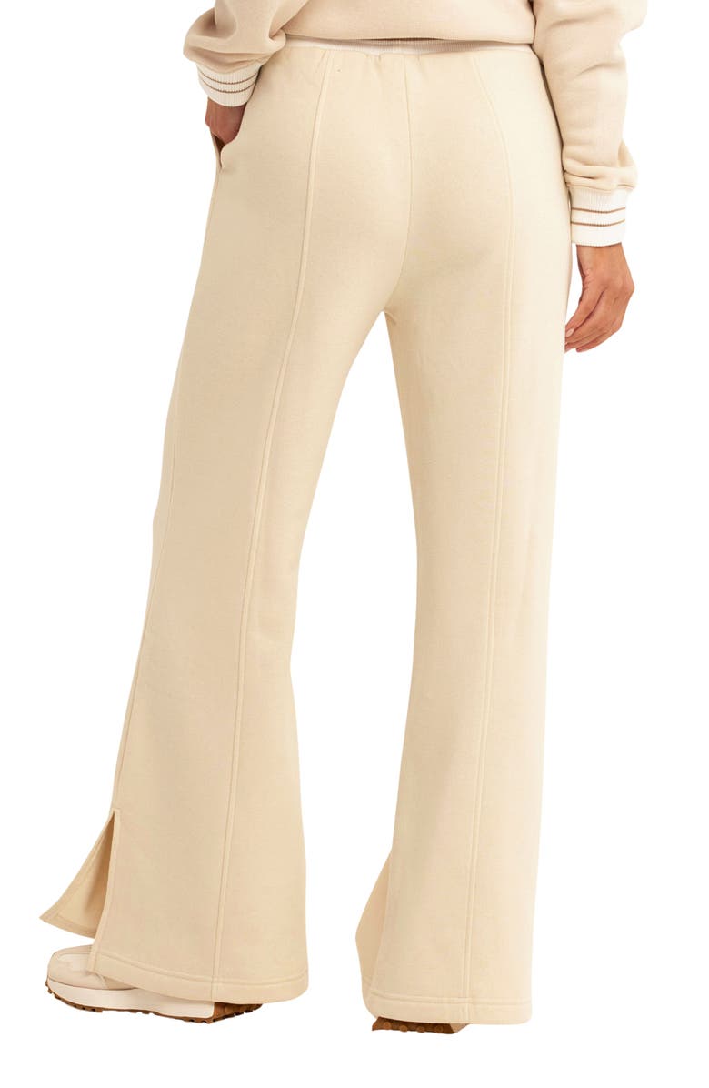 Threads 4 Thought Bellona Triblend Fleece Wide Leg Pants, Alternate, color, Tapioca / Balsa
