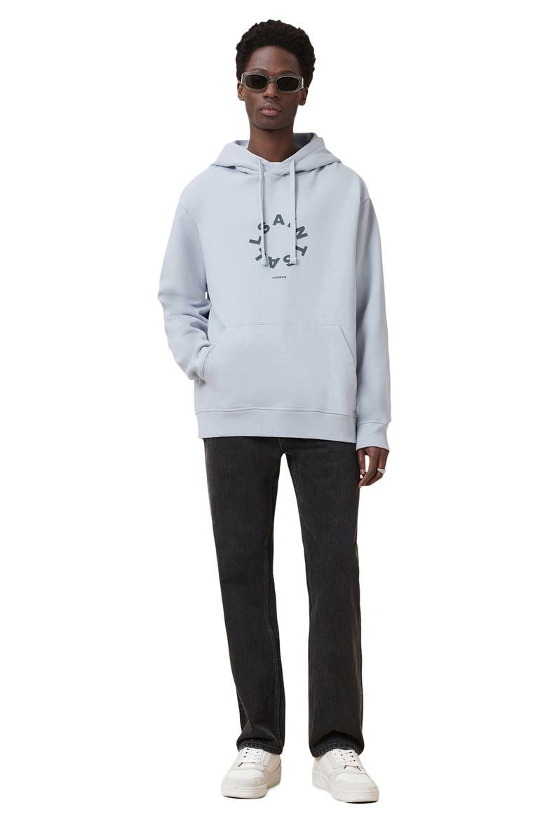Tierra Logo Graphic Hoodie, Alternate, color, ASHEN BLUE