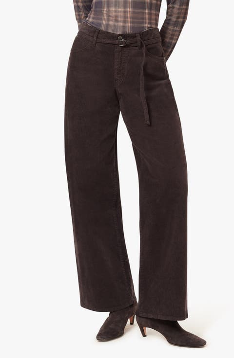 Brynn Corduroy Self Tie Wide Leg Pants