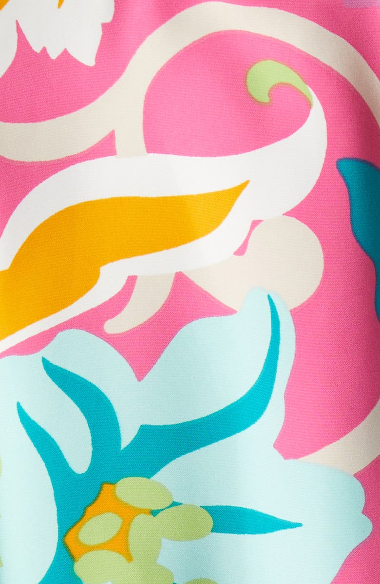 Natori Marabella Short Satin Robe, Alternate, color, 