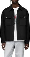 AllSaints Broderick Recycled Wool Blend Shirt Jacket