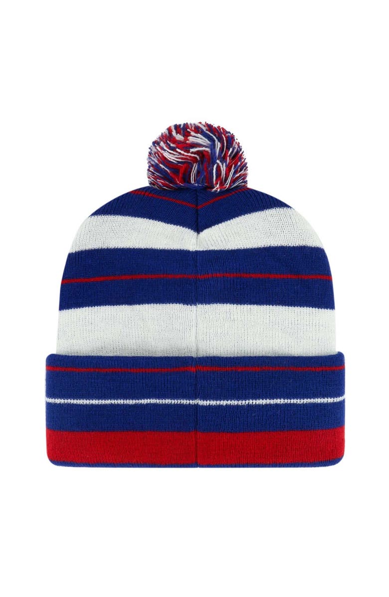 '47 Men's '47 Royal New York Giants Powerline Cuffed Knit Hat with Pom, Alternate, color, Royal
