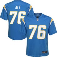 Nike Youth Nike Joe Alt Powder Blue Los Angeles Chargers  Player Game Jersey