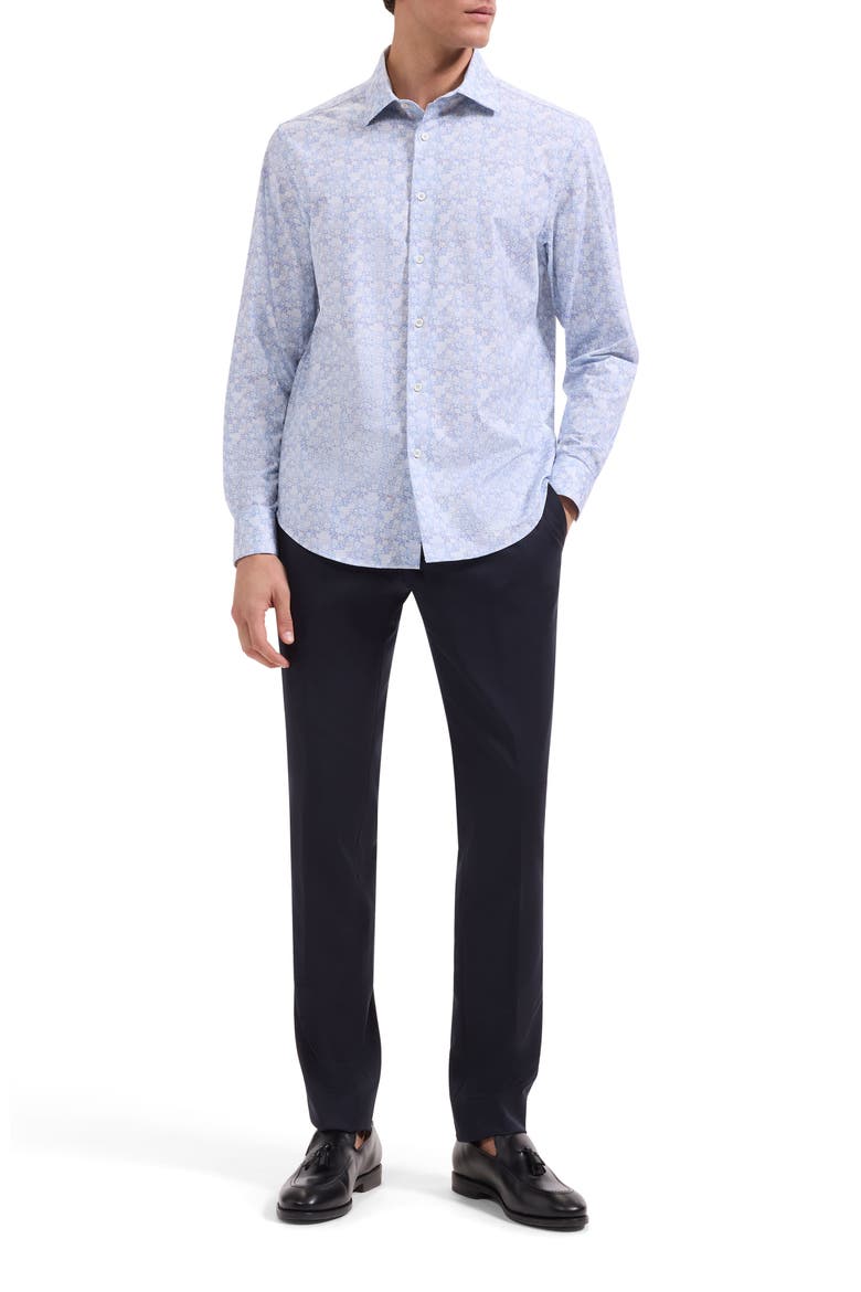 James OoohCotton® Floral Button-Up Shirt, Alternate, color, LILAC