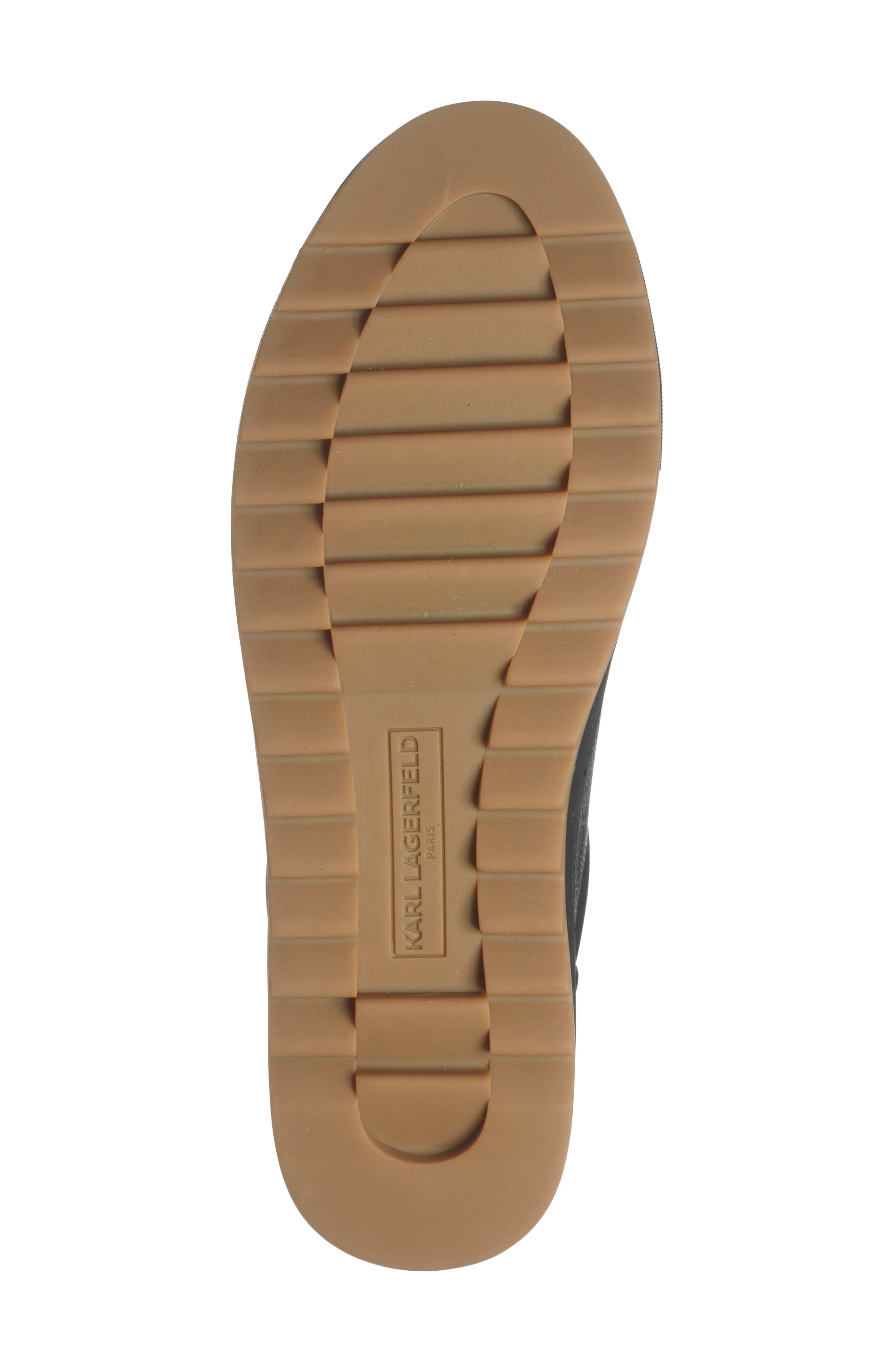 KARL LAGERFELD PARIS Karl Patch Low Top Sneaker, Alternate, color, Black