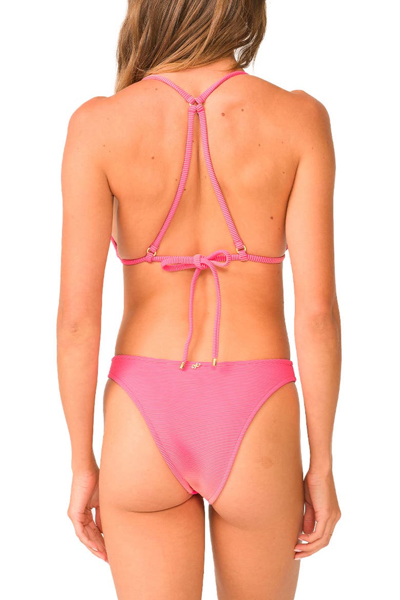 Sarah Bikini Bottoms, Alternate, color, CRANBERRY