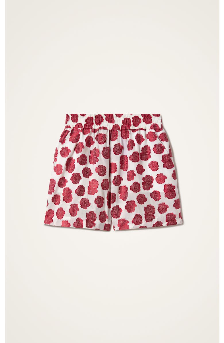 La DoubleJ Pull-Up Shorts, Alternate, color, Rose White