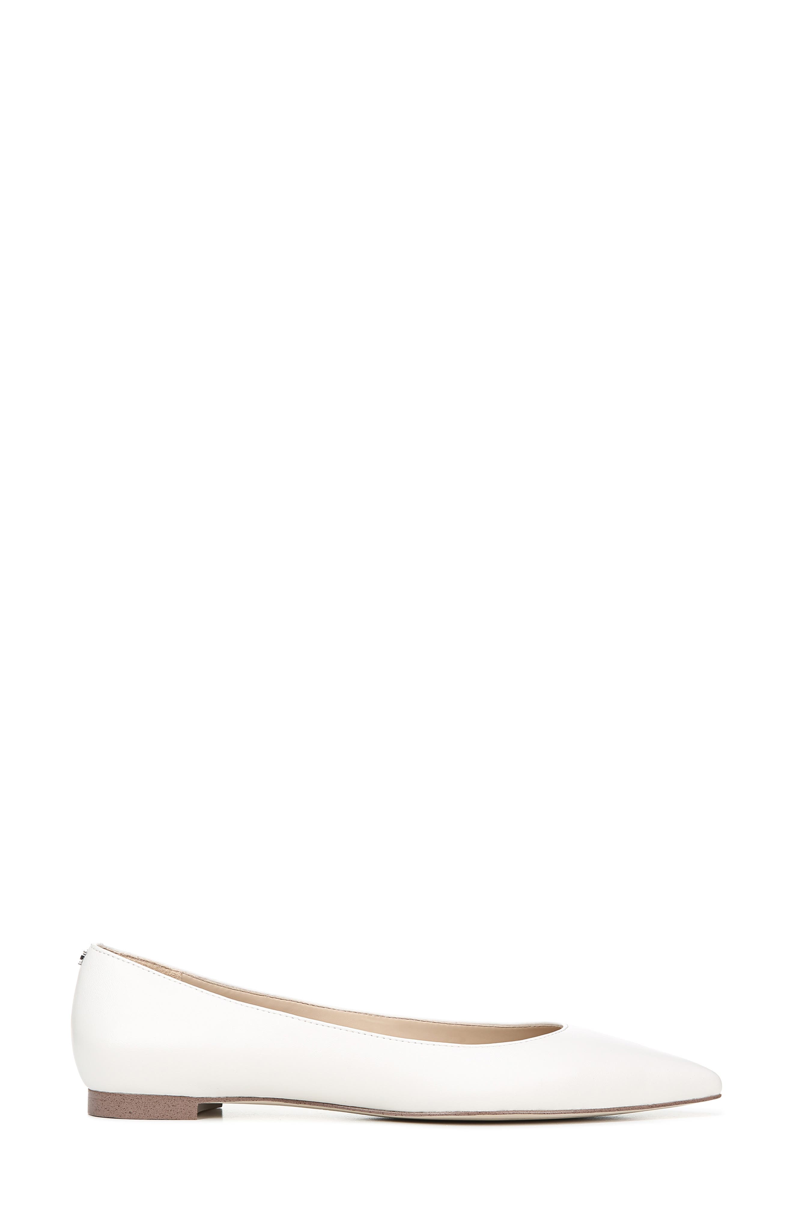 Sally Flat, Alternate, color, BRIGHT WHITE NAPPA LEATHER