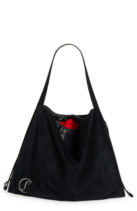 Le 54 Suede Drawstring Tote