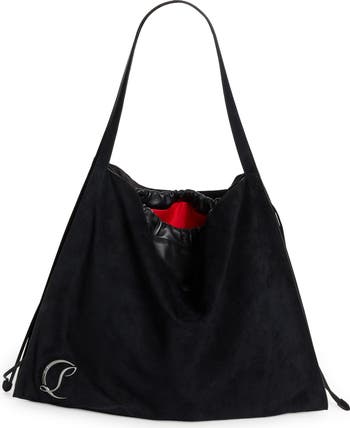 Christian Louboutin Le 54 Suede Drawstring Tote | Nordstrom