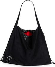 Christian Louboutin Le 54 Suede Drawstring Tote