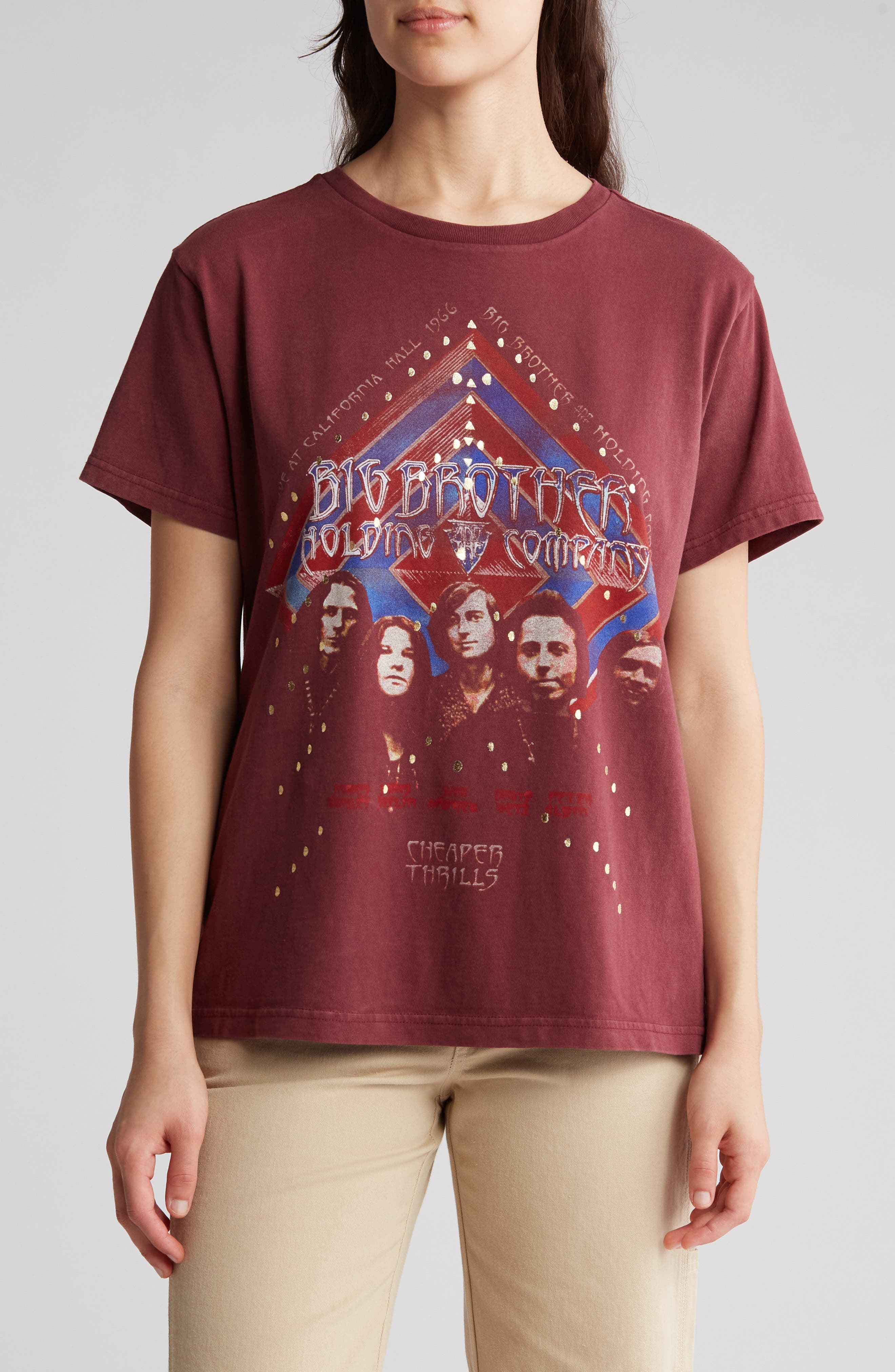 Lucky Brand Big Brother Oversize Graphic T-Shirt (Women) | Nordstromrack