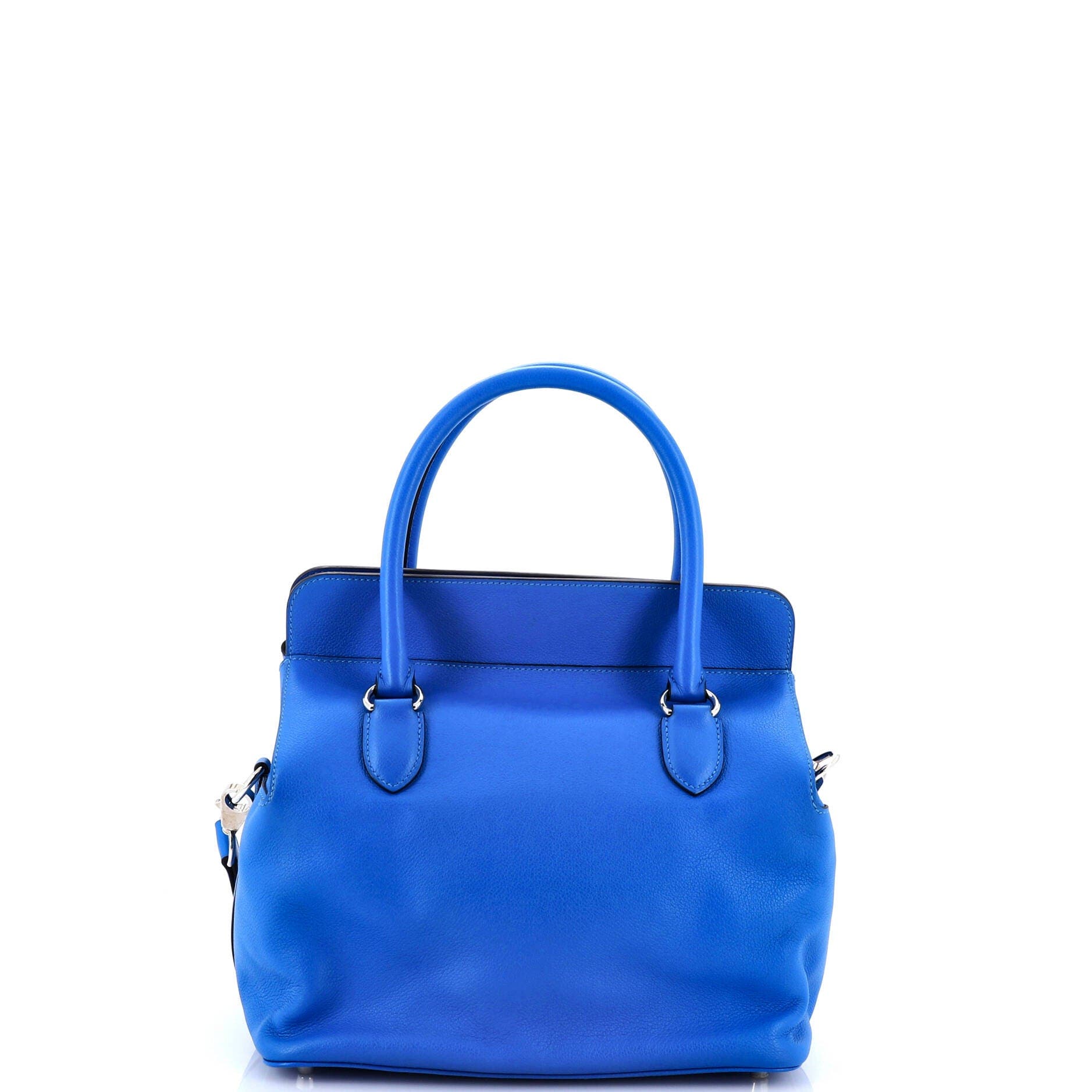 Pre-Owned Hermes Toolbox Bag Evercolor 26, Alternate, color, Bleu Hydra
