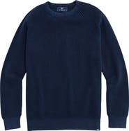 vineyard vines Waffle Knit Cotton Crewneck Sweater