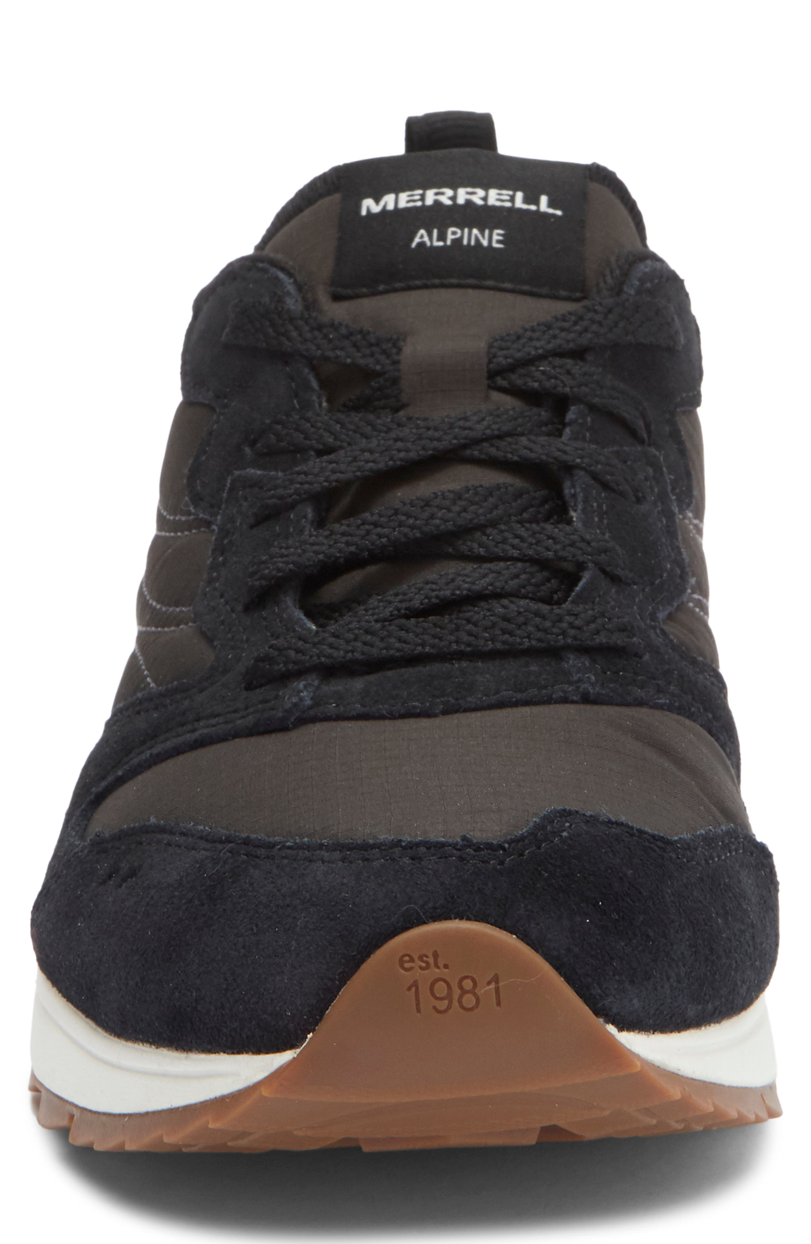 Merrell Alpine 83 Hiking Sneaker, Alternate, color, Black