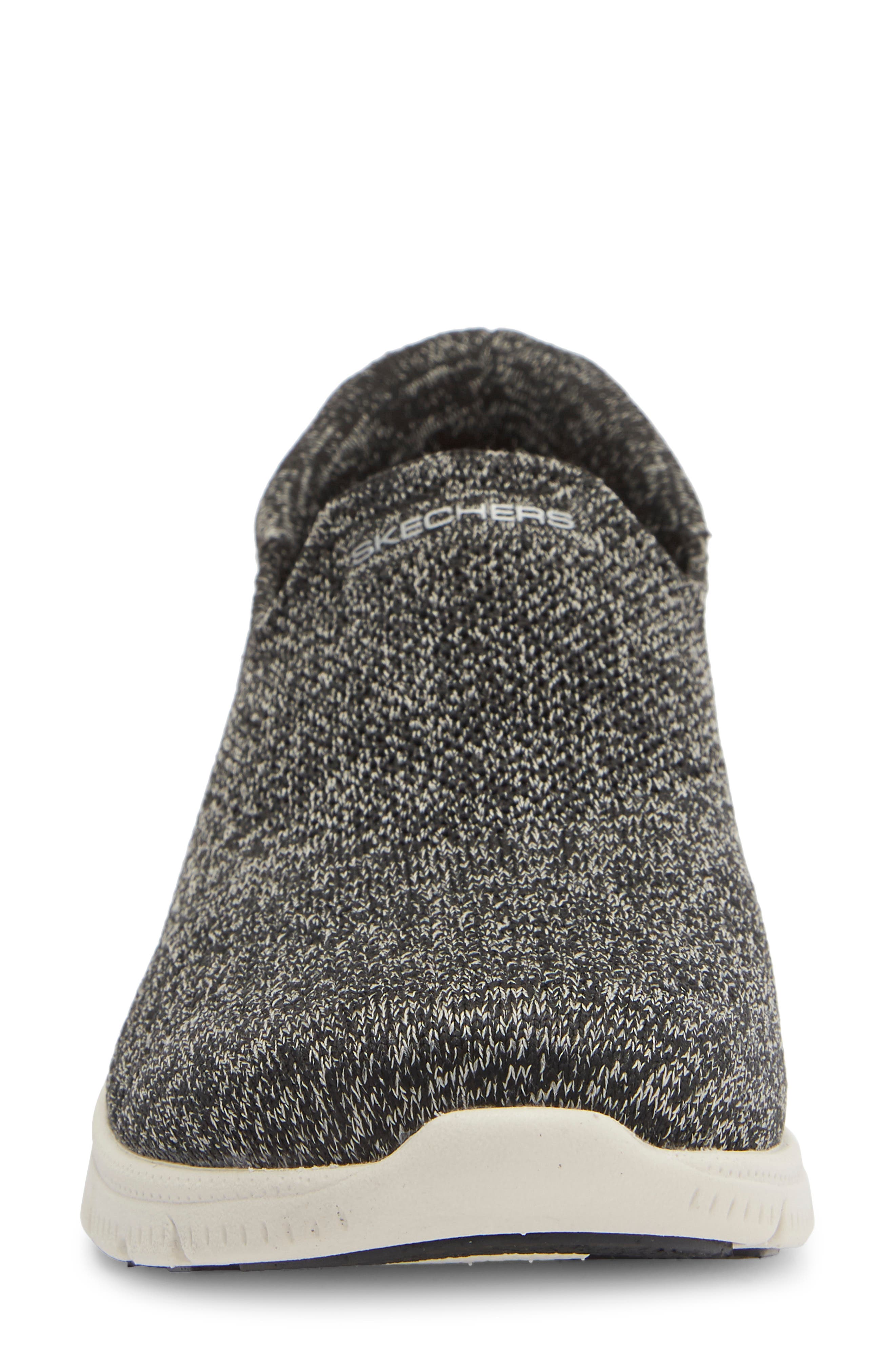 SKECHERS Go Walk Arch Fit Slip-On Sneaker, Alternate, color, Grey/ Black Night