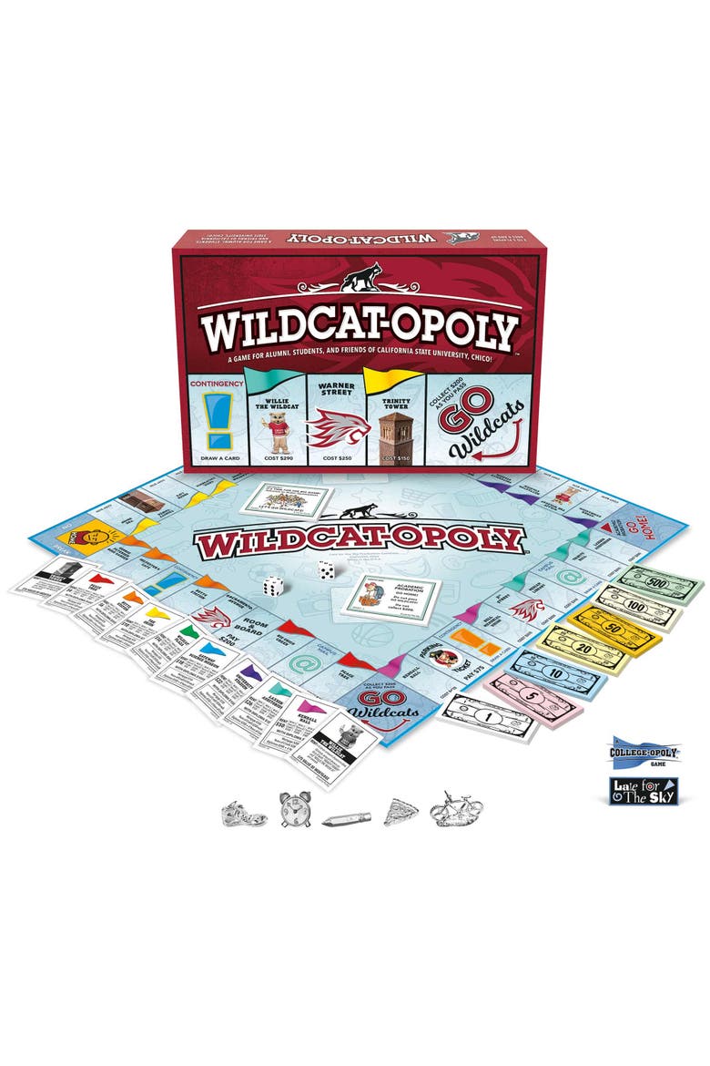 Wildcatopoly Monopoly Board Game, Alternate, color, Multicolored