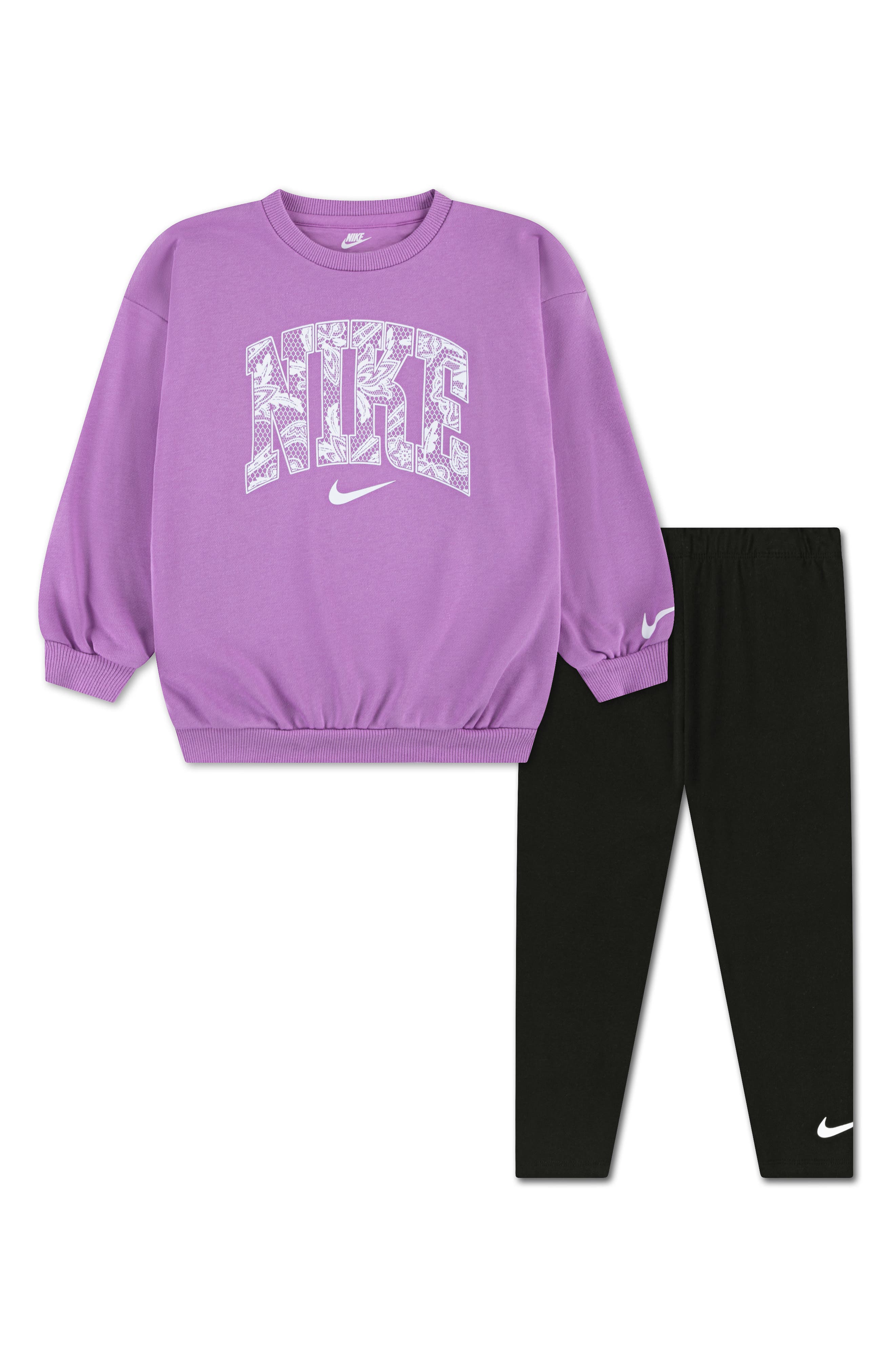Kids' Nike Lace It Up Sweatshirt & Leggings Set