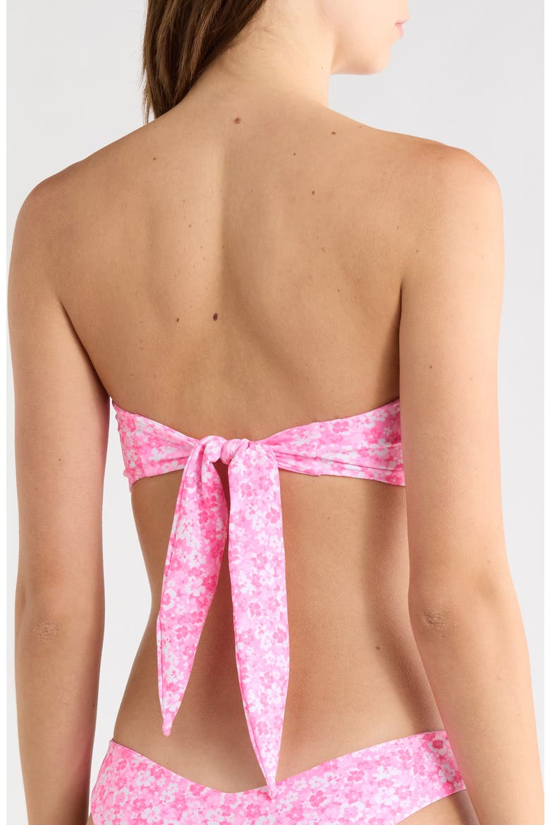 Strapless Bandeau Bikini Top, Alternate, color, BERRY BURST