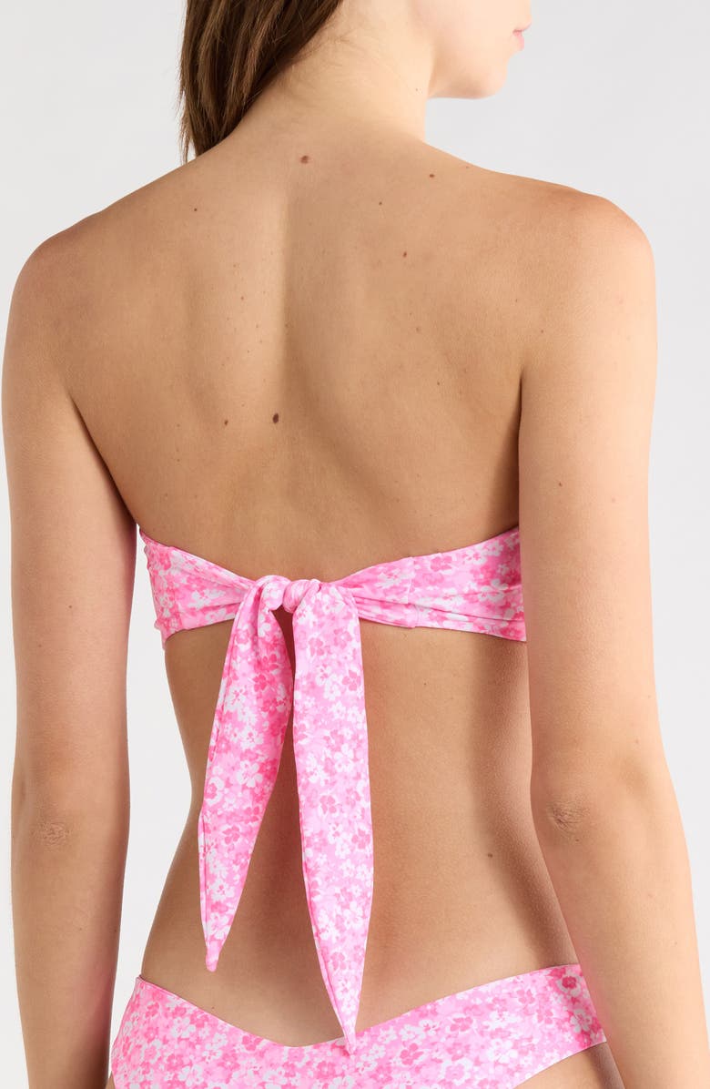 Kulani Kinis Strapless Bandeau Bikini Top, Alternate, color, Berry Burst