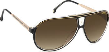 63mm Polarized Aviator Sunglasses
