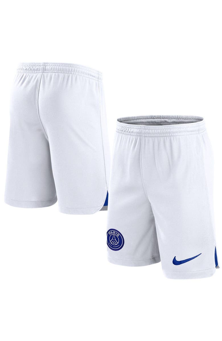 Nike Men's Nike White Paris Saint-Germain Third Performance Stadium Shorts, Main, color, 