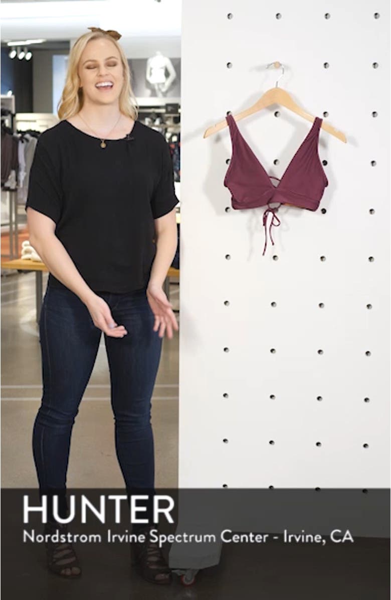 Beach Plum Allure Four-Way Reversible Bikini Top, sales video thumbnail