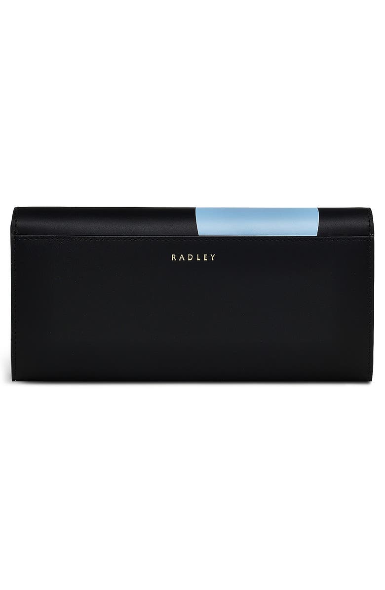 Radley Large Lighthouse Flapover Wallet, Alternate, color, Black