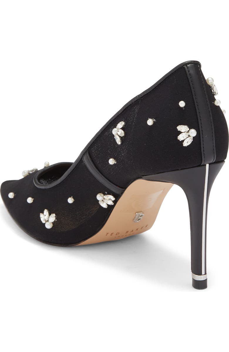 Ted Baker London Charlotte Embellished Pump, Alternate, color, Black