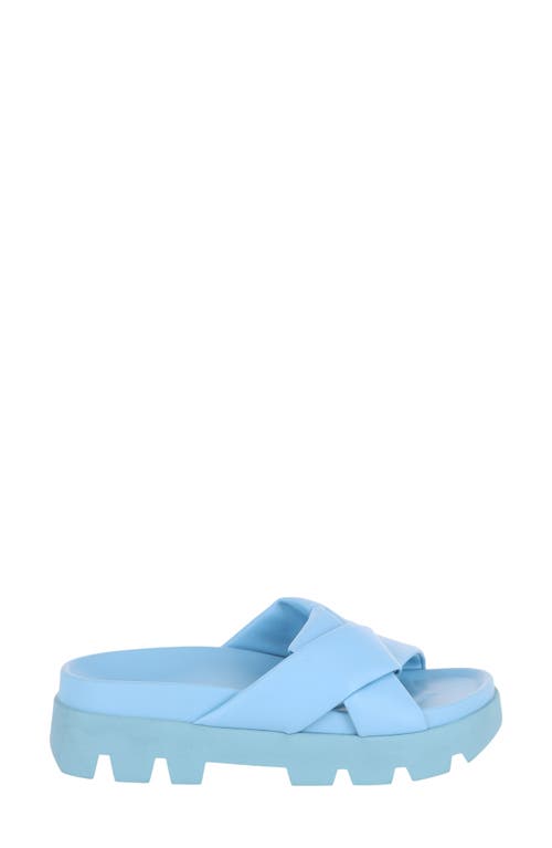 Ferragamo Woman Sandals Light Blue Size 8 Calfskin In Blue