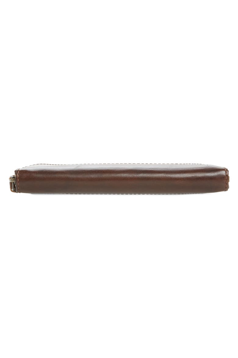 Melissa Leather Wallet, Alternate, color, DARK BROWN
