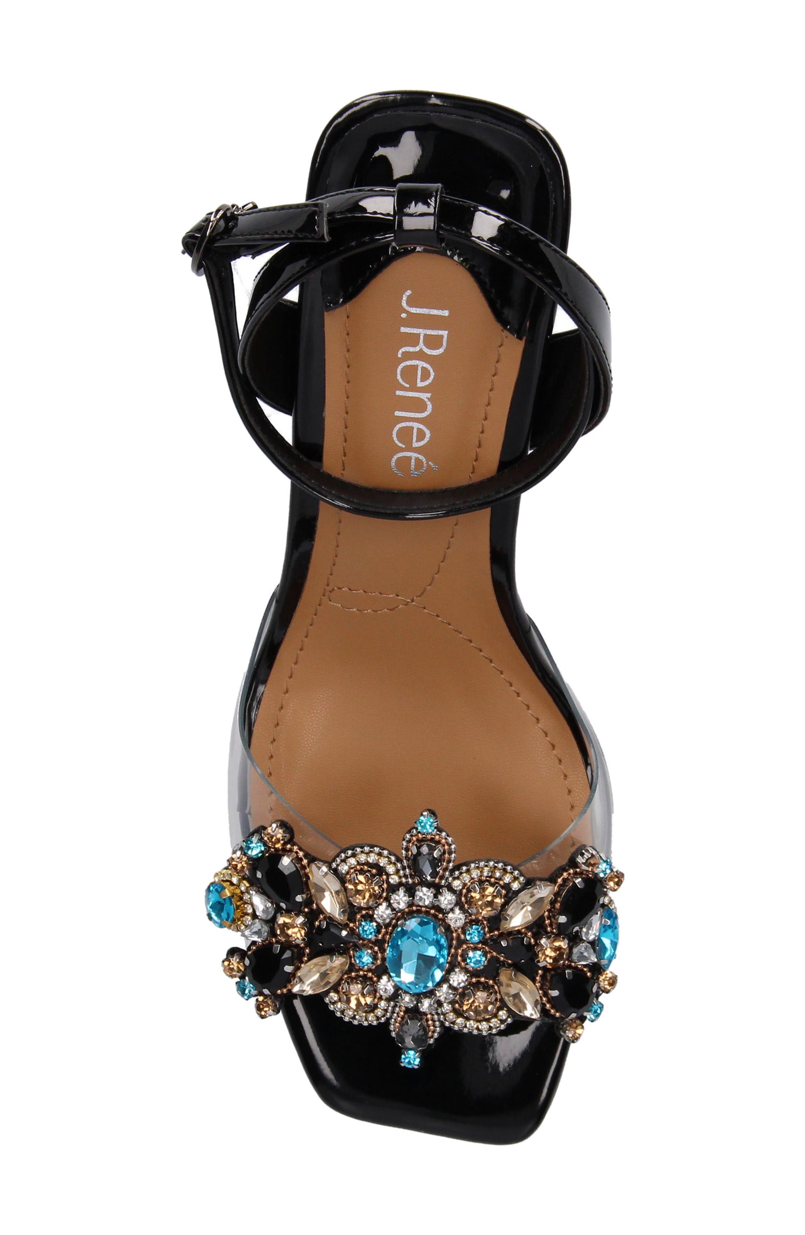 J. Reneé J.Renée Raelyn Embellished Ankle Strap Sandal, Alternate, color, 