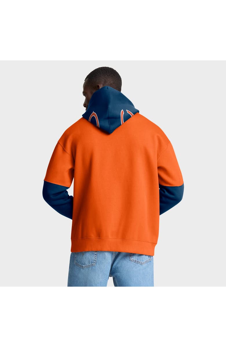 FANATICS Men's Fanatics Orange Chicago Bears Helmet Pullover Hoodie, Alternate, color, Orange