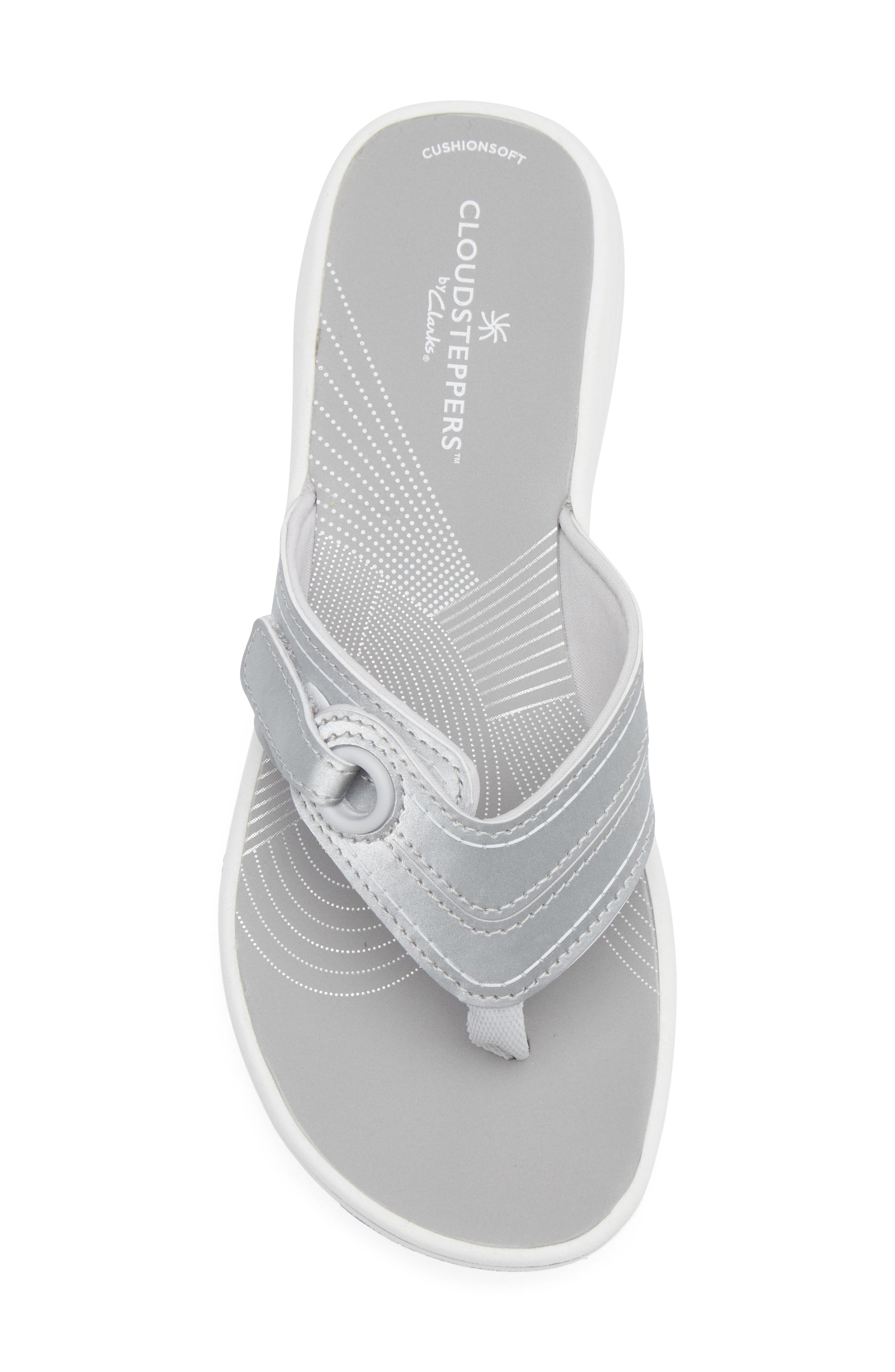 Breeze Reyna Flip Flop, Alternate, color, SILVER