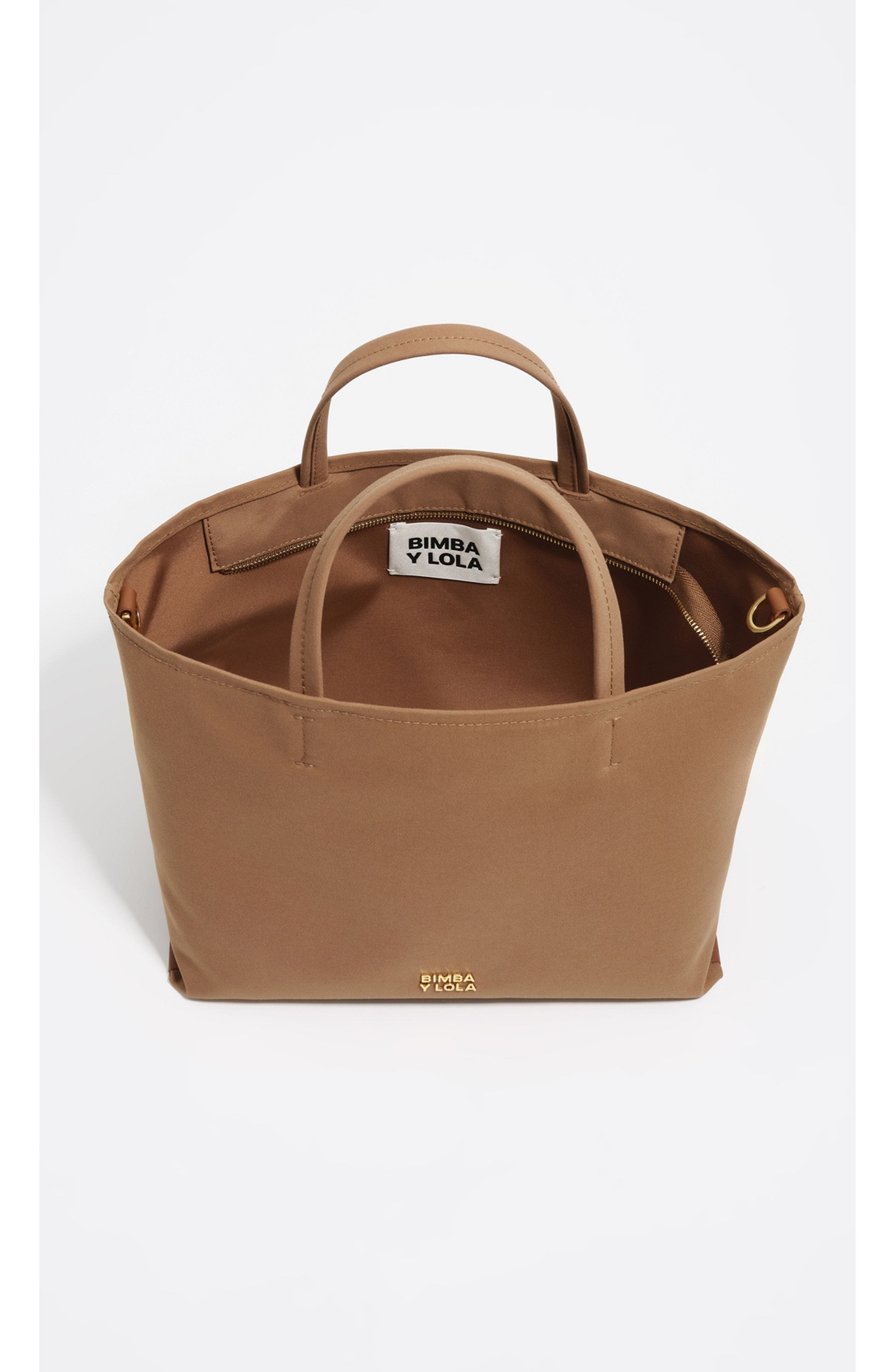 Bimba y Lola Small Nylon Chihuahua Shopper Bag, Alternate, color, Cinnamon