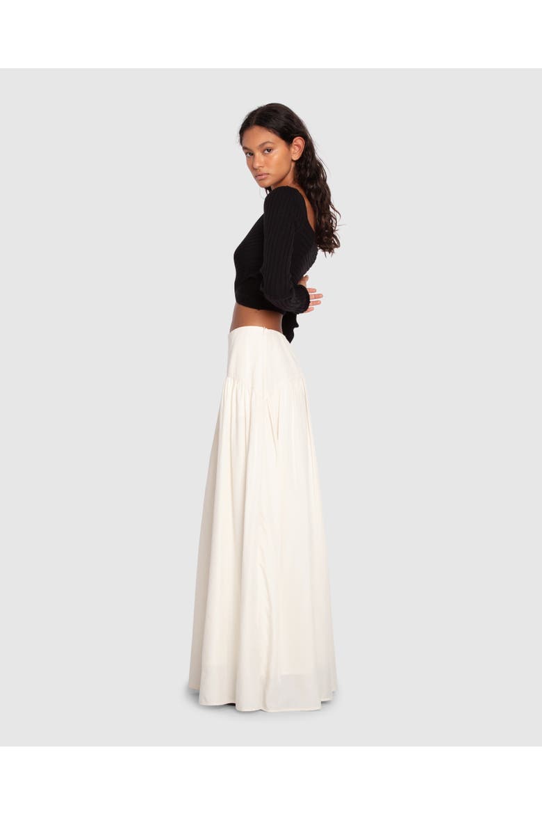 Always On My Mind Maxi Skirt, Alternate, color, Cream
