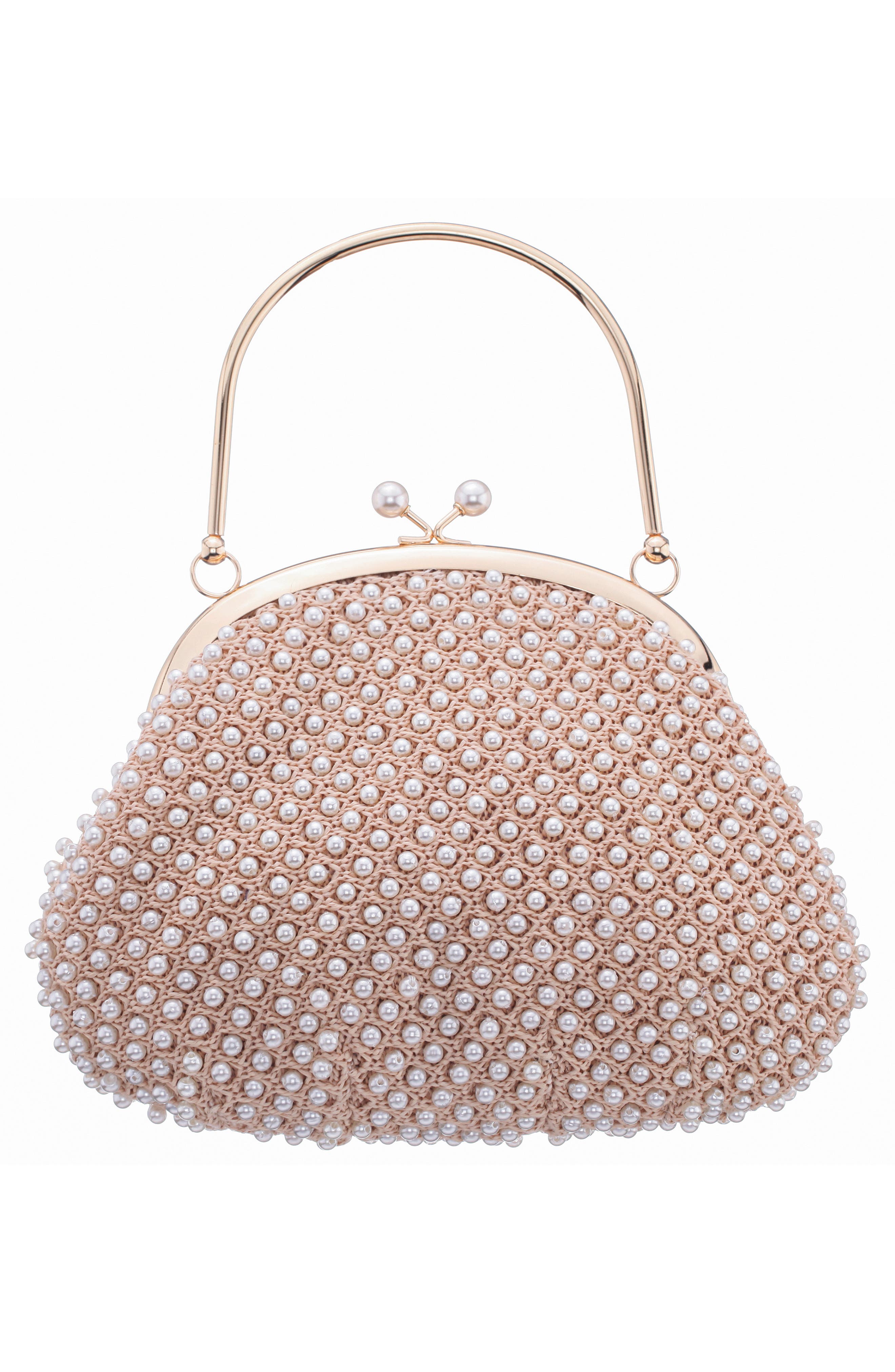Kym Top Handle Bag, Alternate, color, BEIGE/ IVORY PEARL