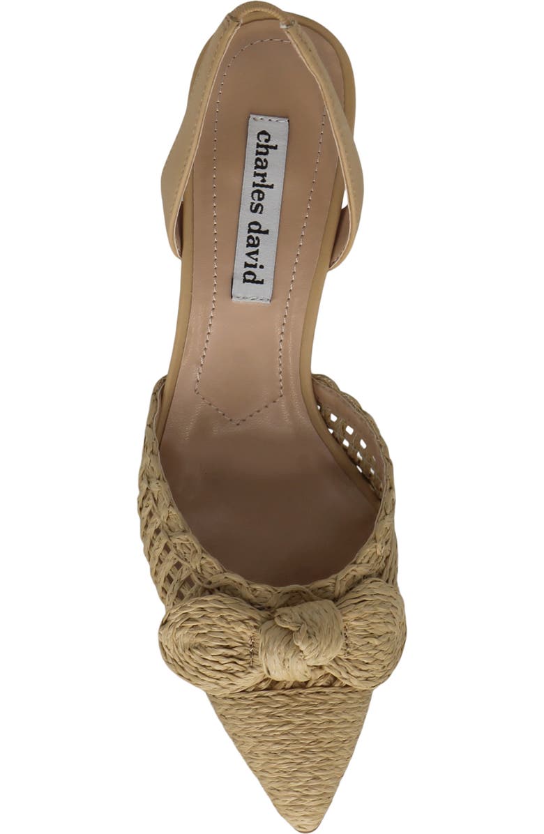 Charles David Allyson Raffia Slingback Pump, Alternate, color,
