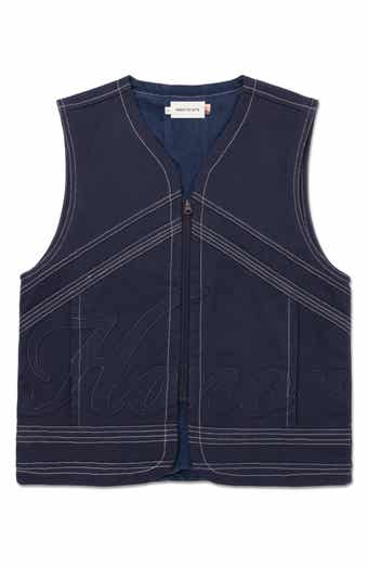 HONOR THE GIFT Logo Appliqué Cotton Canvas Riding Vest