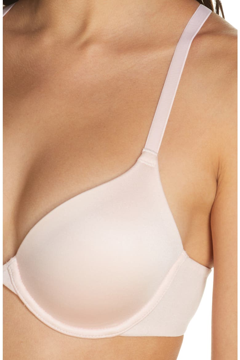 Future Foundations Front Close Racerback Bra, Alternate, color, ROSE SMOKE